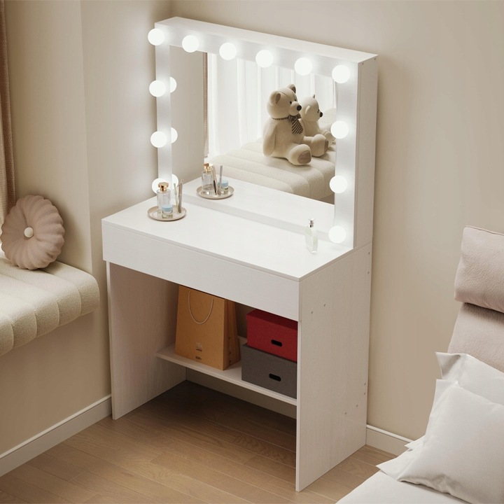 TOALETKA-KOSMETYCZNA-MAKIJAZU-WIZAZU-Z-LUSTREM-LED-NOWOCZESNA-GLAMOUR-LOFT-Kod-producenta-TOALETKA-KOSMETYCZNA-MAKIJAZU-BIALA