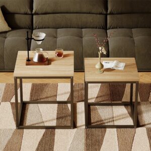 Konferenčný stolík, lavica, stolový set, 2 v 1, industriálny loft, svetlo hnedý