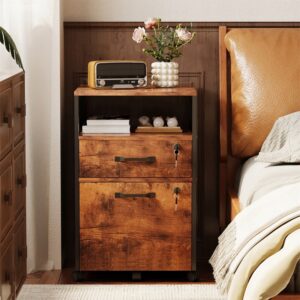 Skriňa na kolieskach, kontajner na dokumenty so zásuvkami, uzamykateľný na kľúč