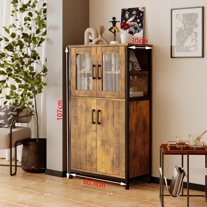 KOMODA-RUSTYKALNA-KREDENS-RETRO-VINTAGE-LOFT-DO-JADALNI-SALONU-KUCHENNA-Stan-opakowania-oryginalne