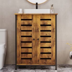 Loft Rustikálna Skrinka pod Umývadlo – Hnedá Stojaca 62 cm